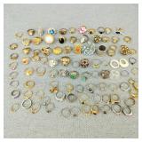 Vintage Costume Rings for Wear Repair Crafts