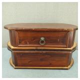 Vintage Mahogany Storage Boxes