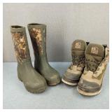 Hodgman Hiking & Ozark Mud Boots Men's Sz. 8