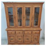 Vintage Wooden China Hutch