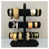 VTG-Various Gold, Silver, Copper Toned + Bracelets