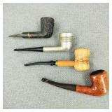 VTG-Corncob/Briar Wood/Aluminum Smoking Pipes
