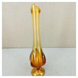 MCM-Viking 18' Amber Epic Swung Glass Vase