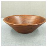 VTG Burl Walnut Salad/Serving Bowl-Stamped