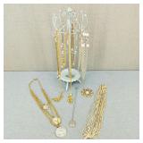 Variety of Vintage Costume Jewelry for Wear