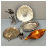 VTG-WM Rogers Silver Plated Utensils & Platters +