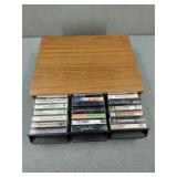 VTG-Cassette Tape Storage Box & Cassettes-Elvis +