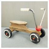 VTG Radio Flyer 4 Wheel Maple Wood Scooter Bike