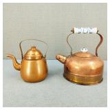 VTG-OPA Mini & Delft Handle Copper Tea Kettles