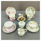 VTG-H/P Fine Bone China Teacups/Saucers/Creamers