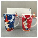 2003 Neiman Marcus Dept. 56 Holiday Mugs