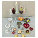 VTG-Trinket Box Collectables Crystal Paperweights