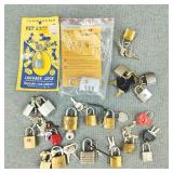 Vintage-Mini Padlocks and keys