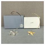 Dept. 56 24k Gold Plated Metal Ornament Holder +