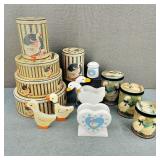 Vintage Cottage Core-Ribbon Geese Decor