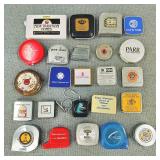 Various VTG Brand Advertisement Measuring Tapes