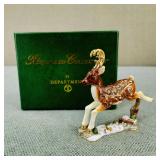 VTG-Dept 56 Bejeweled Coll. Reindeer Trinket Box