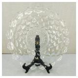 VTG-Fostoria-Clear Pressed Glass 