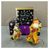 VTG Christopher Radko H/P H/B Glass Ornaments
