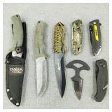 Various Hunting/Tactile Knives-Ozark/Camillus +