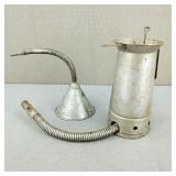 VTG-Brookins? Oil Can w/ Flex Spout & Funnel