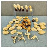 VTG-H/C Tagua Animal Figurines-Vegan Ivory