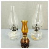 Lamp Light Farms Glass VTG-Hurricane Oil Lamps