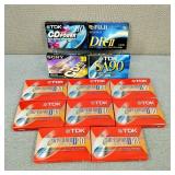 New in Package Blank Cassette Tapes-FUJI/SONY/TDK