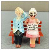 VTG-Ceramic Enesco Grandma & Grandpa S&P Shakers