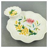 VTG-H/P Italian Ceramic Chip & Dip Bowl Platter