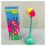 1991-Battery Operated Posable Stem Flower Fan