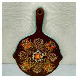 VTG-Signed H/P-Cutting Board-Norwegian Rosemaling