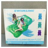 New Swimline Blue Gummy Bear Float