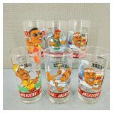 1990s-DQ Collectors Trail Blazers Glass Tumblers