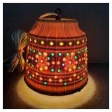 1960s/70s-Lawnware Swag Lamp