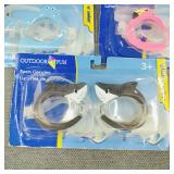 New Kids Swim Goggles Snorkel & Llama Float