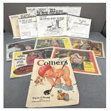 VTG-Ephemera-Lobby Cards/Jim Snook Calendars +