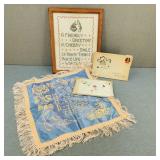 Antique Handkerchief & Vintage Decor