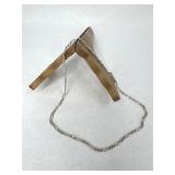 Vintage .925 Silver Figaro Link Chain Necklace