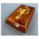 VTG-Italian Sorrento Inlaid Music Jewelry Box