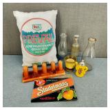 VTG-Country Lot-Glass Bottles/Avon Koffee Klatch +