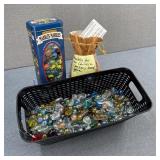 VTG-Marbles/Glass Gems/Chinese Checker Mibs