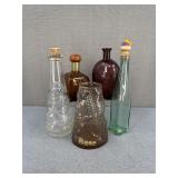 VTG-Glass Bottles/Decanters/Souvenir Glass
