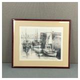VTG-Signed Bernard Morinay Nautical Maritime Print