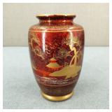 VTG-Ucagco H/P Japanese Lacquer Ware Vase