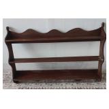 Vintage Wood Plate Holder