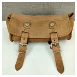 Leatherworks Buckskin Motorcycle Bag Indian Nickle