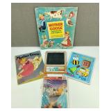 Large VTG Mother Goose Books & Puzzles