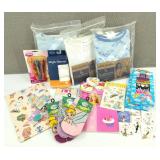Large Lot of Girls Items Pajamas & More