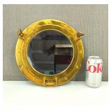 VTG Penco Port Window Brass Mirror